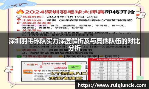 深圳羽毛球队实力深度解析及与其他队伍的对比分析